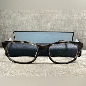 DISCONTINUED STYLE WARBY PARKER UPTON (142) SEA SMOKE TORTOISE EYEGLASS FRAMES